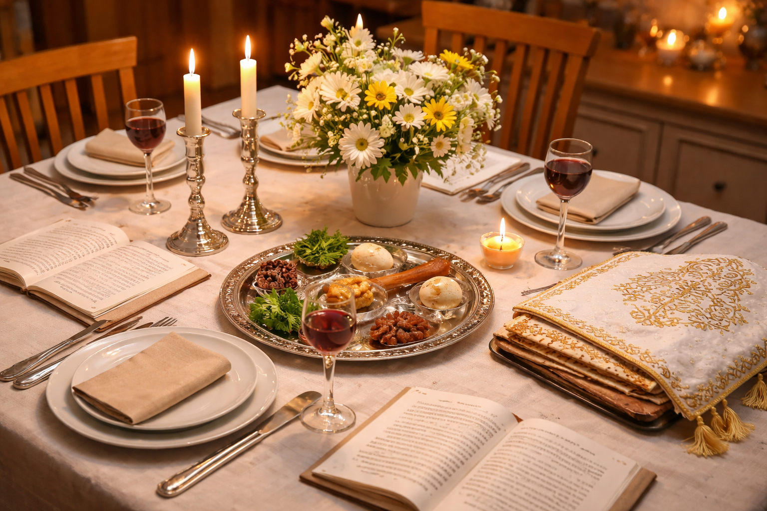 How to Plan a Festive Passover Seder Dinner Party for Family (Without Losing Your Mind)