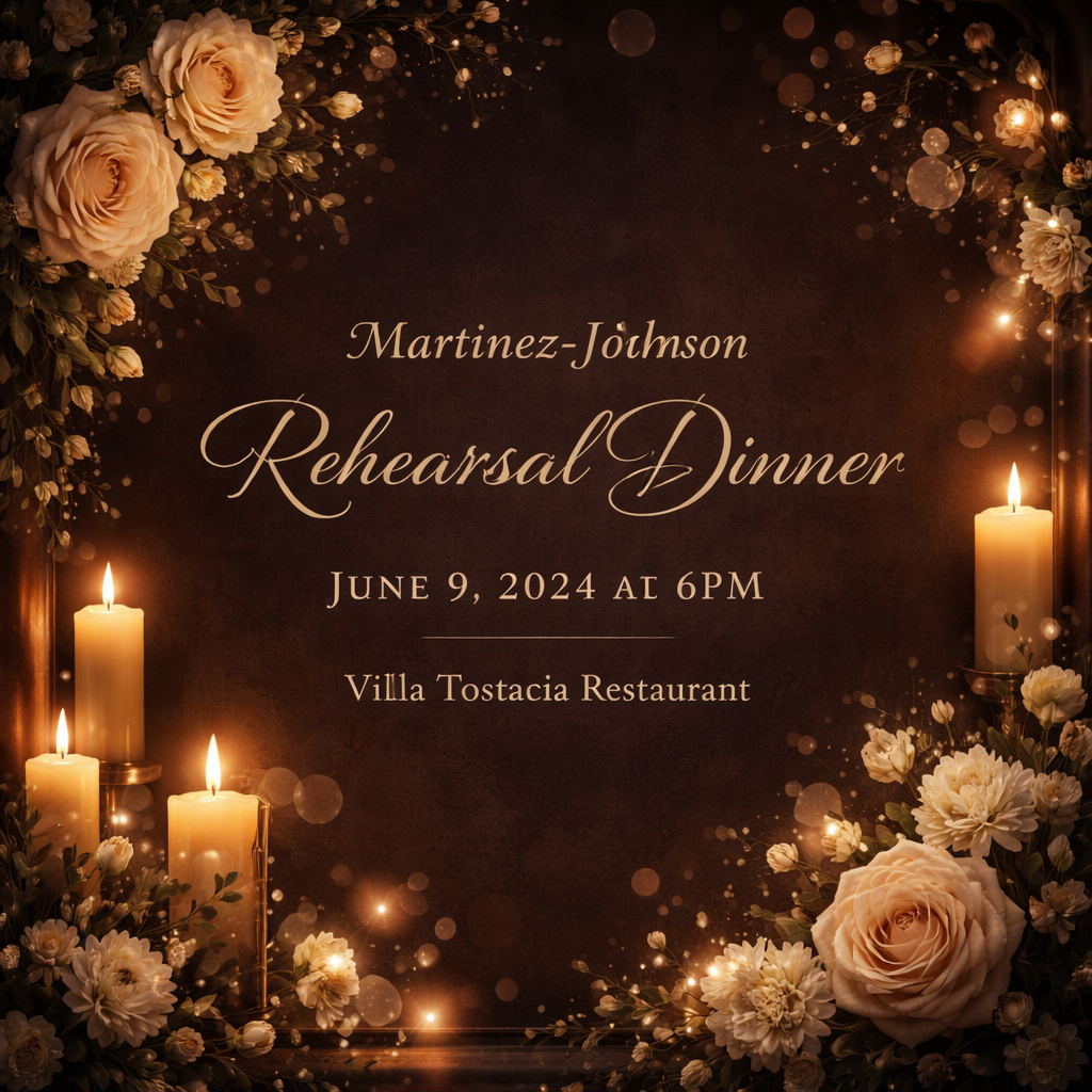 Martinez-Johnson Rehearsal Dinner